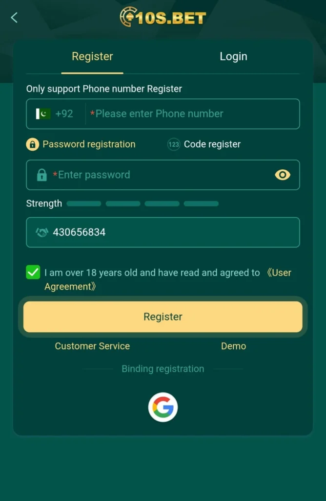 10S.BET Game Apk