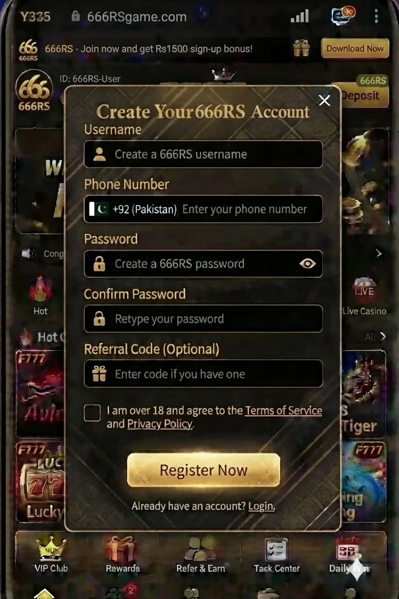 666RS Game Apk