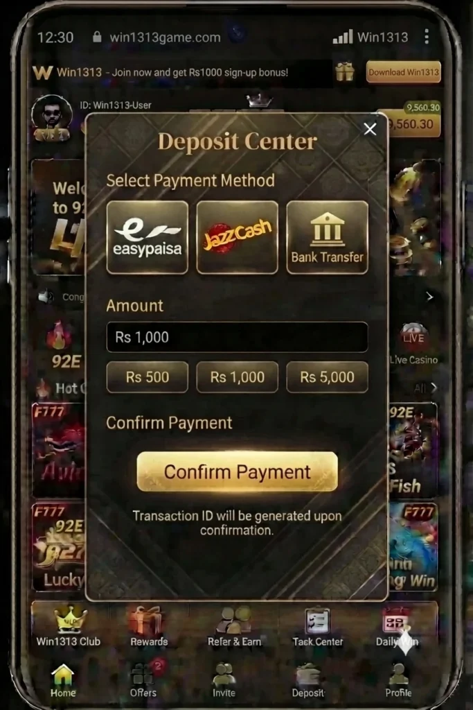 Win1313 Game App