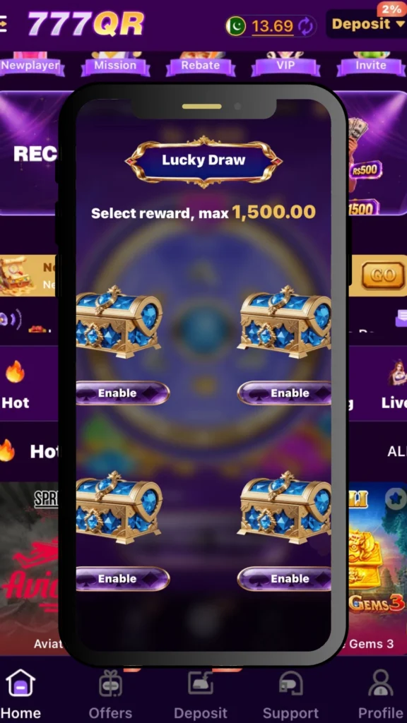 777QR Game App